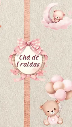 Convite Chá Fraldas 