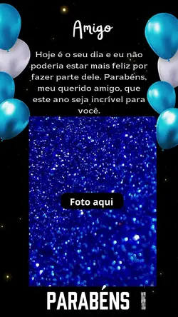parabéns Amigo 
