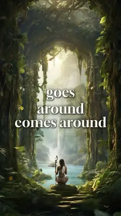 Goes around 