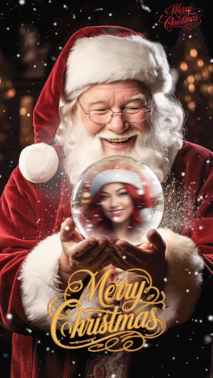 Boule à neige du Père Noël 