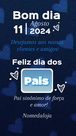 Dia dos pais loja