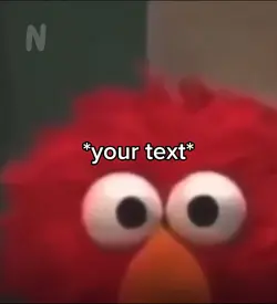 Elmo staring meme