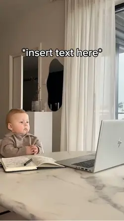 Kid Thinking Studyin