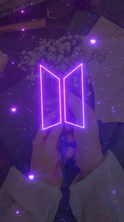 efeito néon BTS