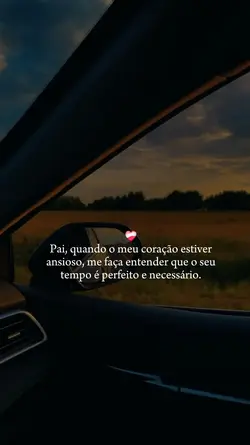 Seu tempo é perfeito