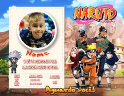 Convite Naruto 