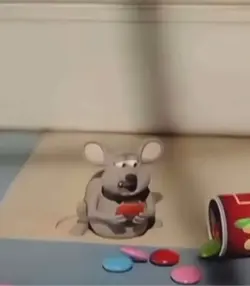 Mouse eating