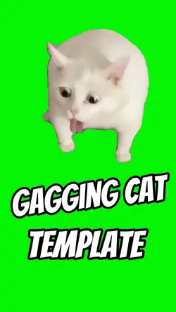 Gagging Cat