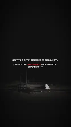 GROWTH IS DISCOMFORT