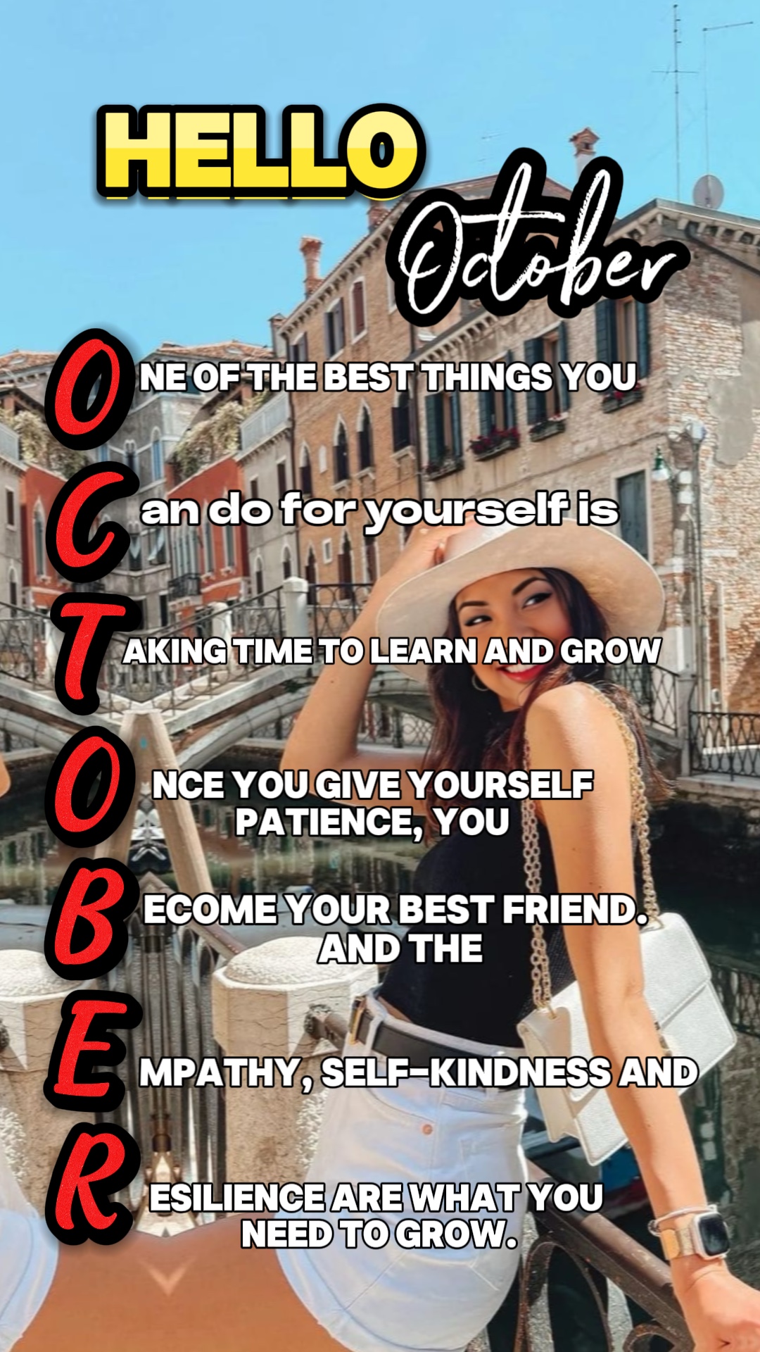 Bonjour octobre 