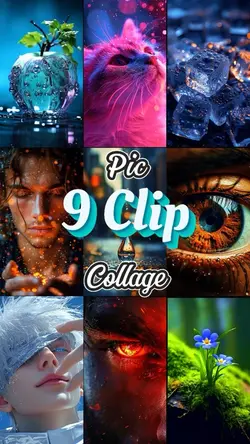 9 Clip Pic Collage 