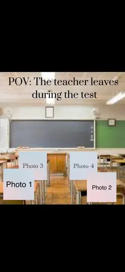 The teacher leaves 