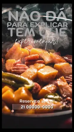 tem que experimentar