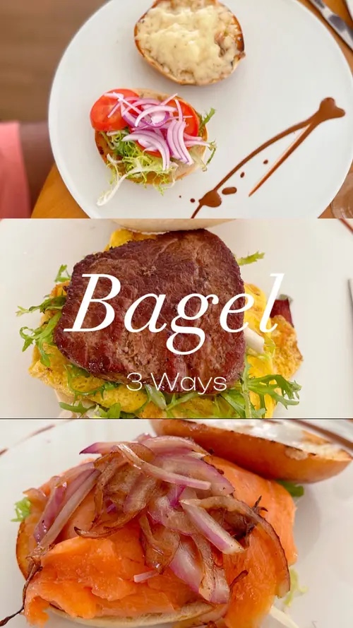 Bagels de desayuno 
