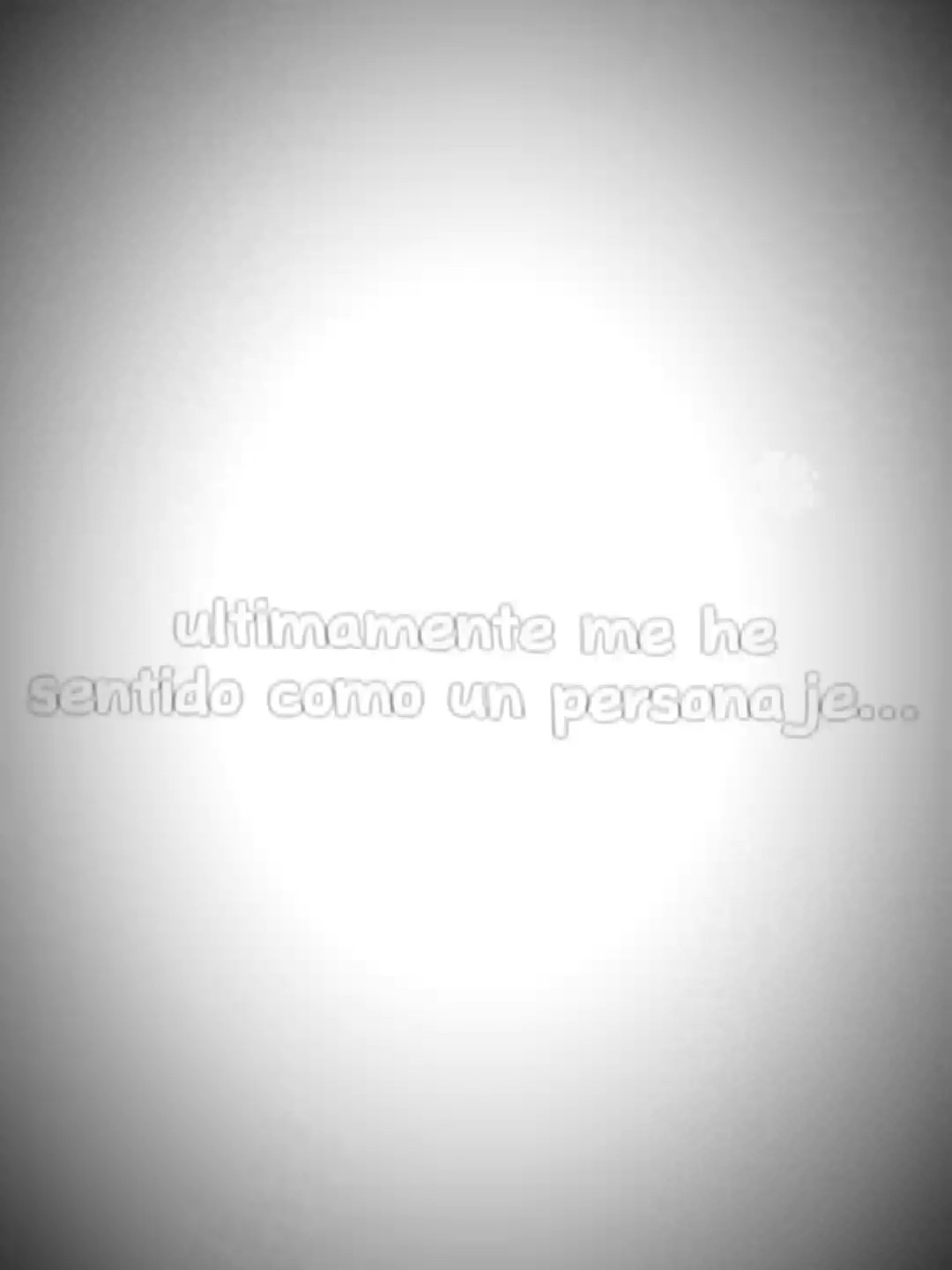 como un personaje...