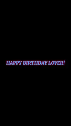 ITS LOVERS BIRTHDAY 