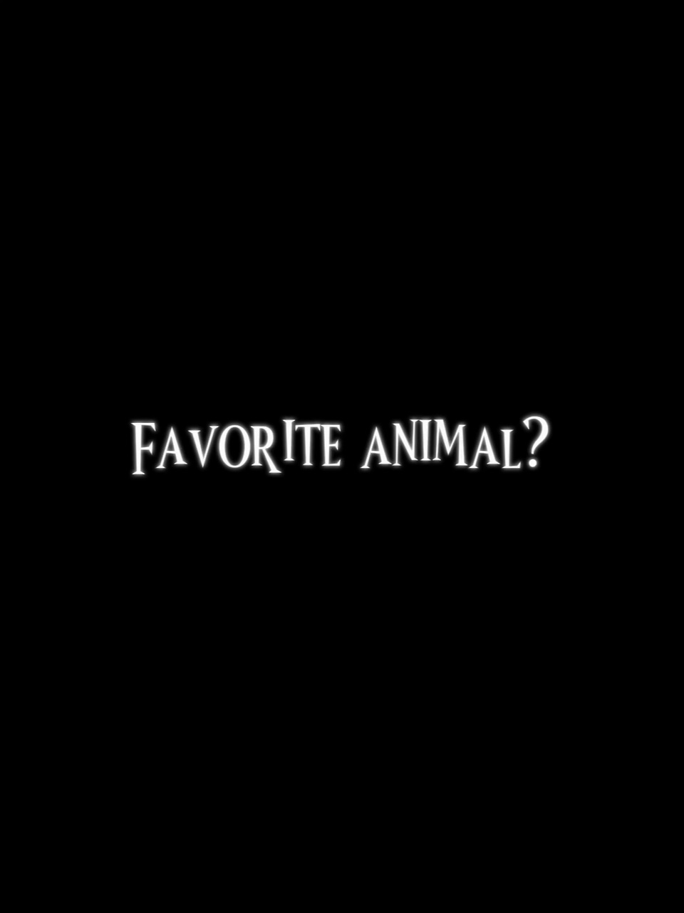 ¿Animal favorito?