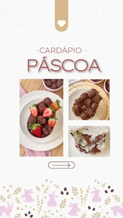 CARDÁPIO DE PÁSCOA