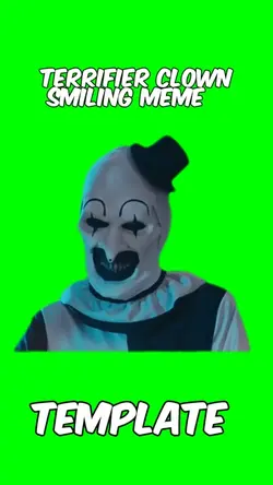 Clown smiling meme 