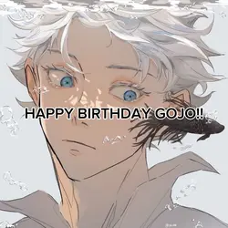 Gojo!! Happy bday