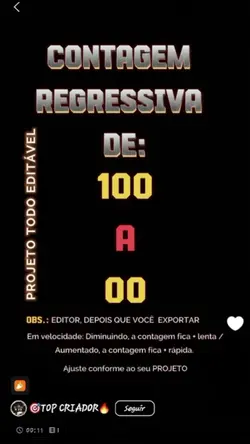 CONTAGEM REGRESSIVA