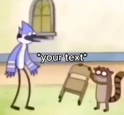 Throwing chair meme