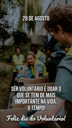 Dia do voluntário 
