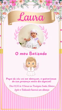 Convite Batizado