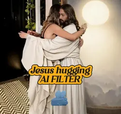 JESUS HUGGING FILTER