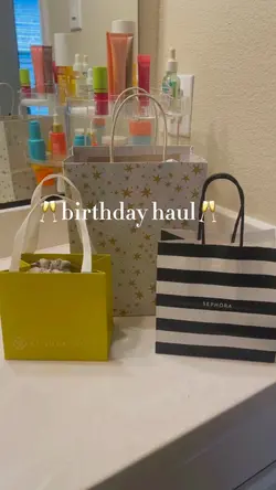 birthday haul 🥂🛍️💋
