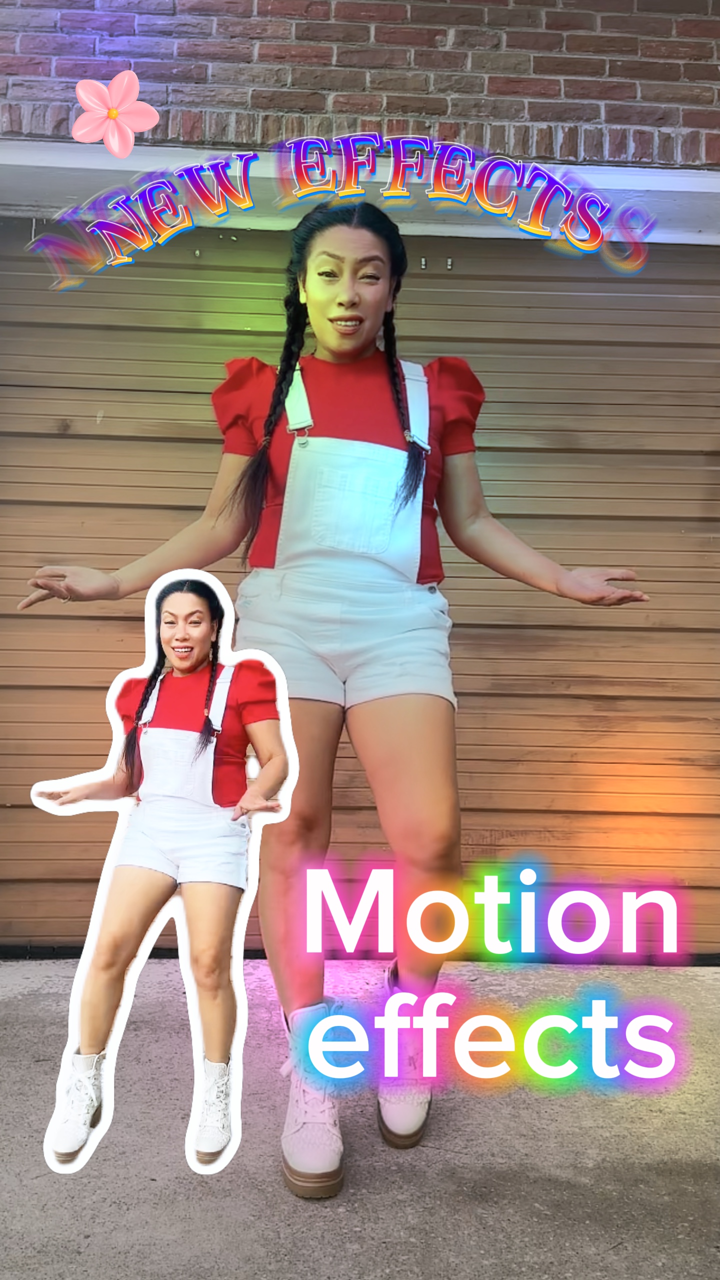 Effet de mouvement double