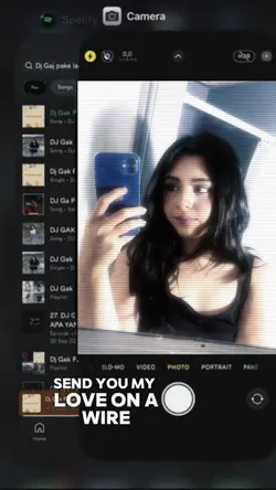 selfie + lyrics 📲