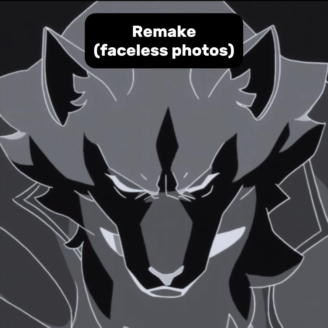 Photos sans visage