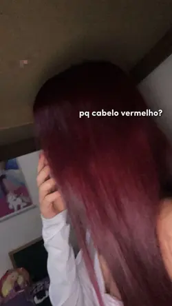 Cabelo vermelho....