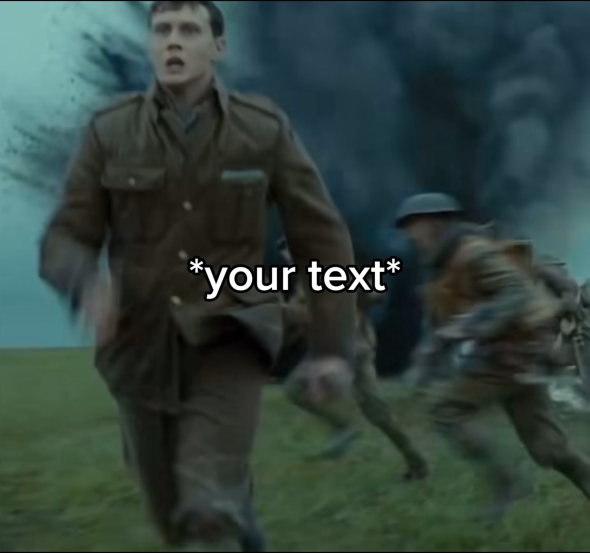 Running soldier