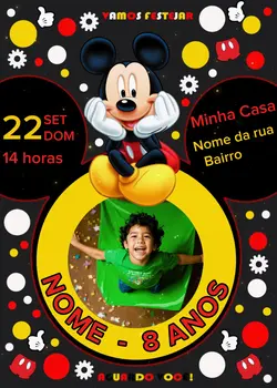 Convite Mickey