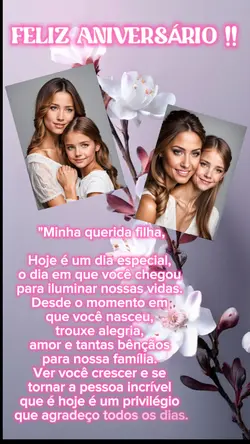 Parabéns Filha 