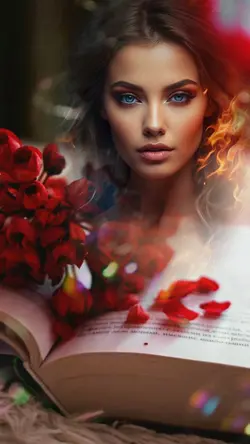 rosas e livros