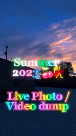 Summer 2023 dump 🍒🪩