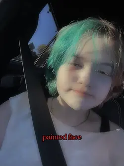 Painted face