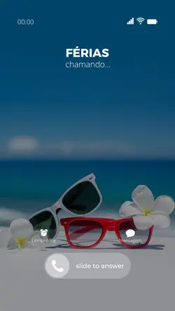 Férias chamando 