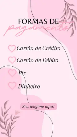 Formas de Pagamento!