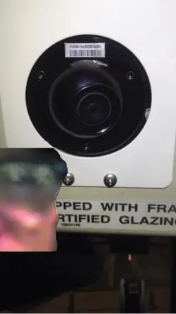 On camera