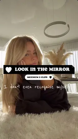 look in the mirror