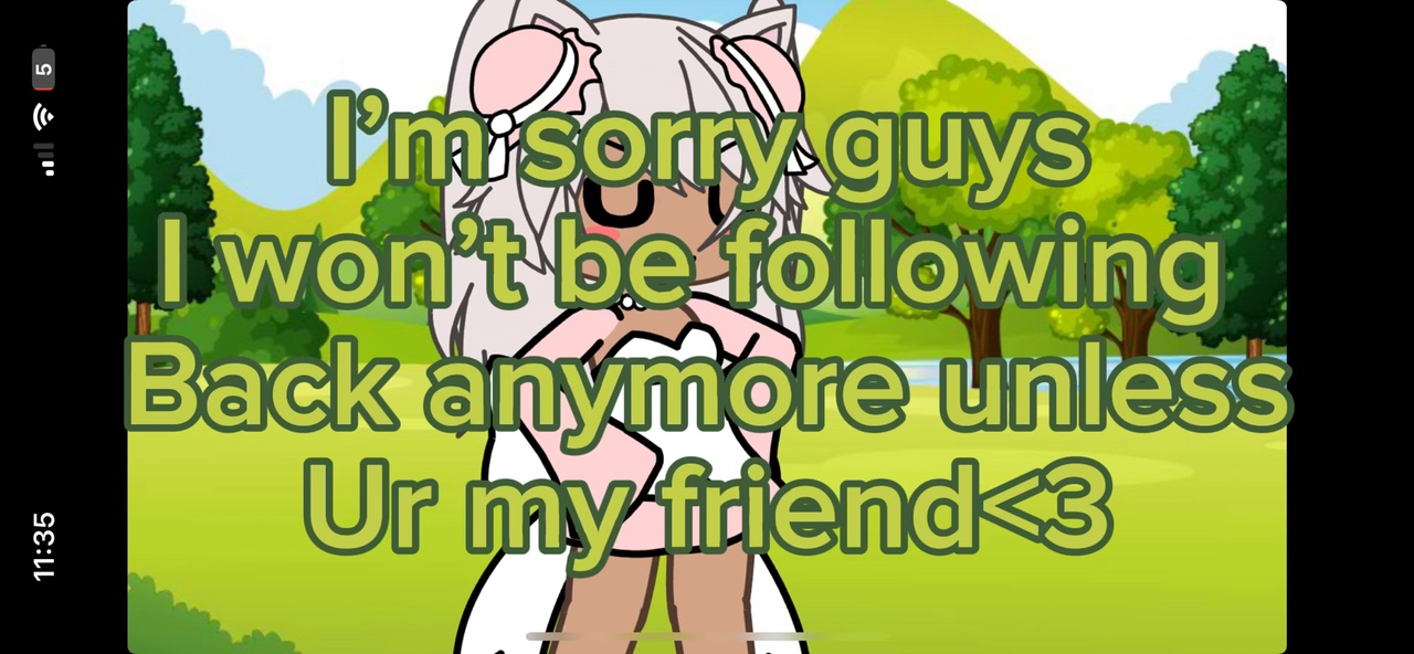 No more following 