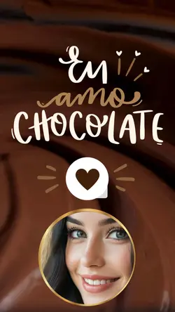 Eu amo chocolate 