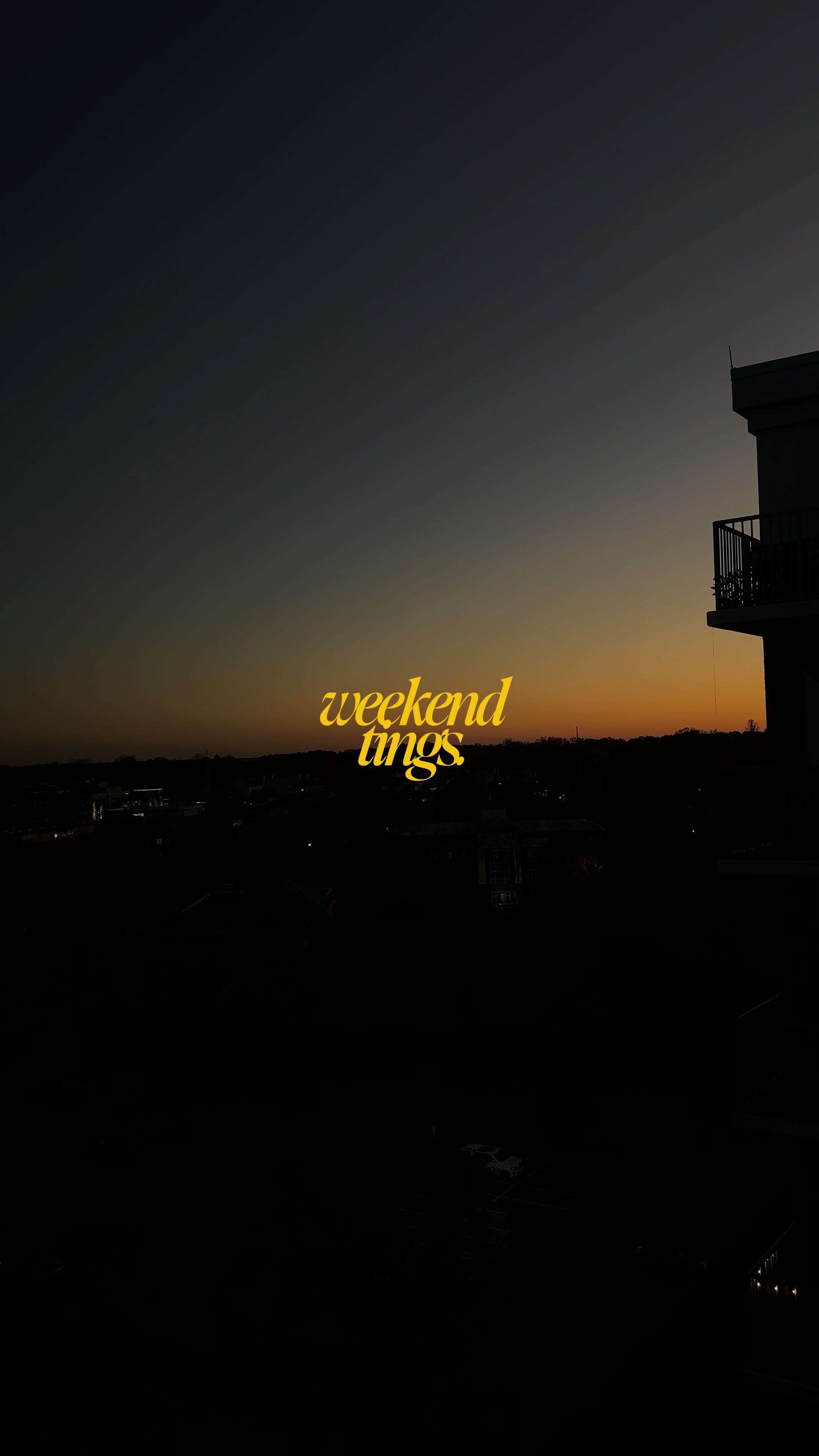 Wochenend-Vibes