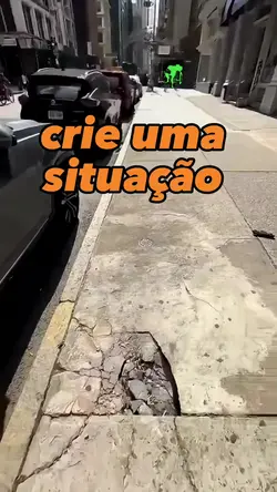 buraco na calçada 