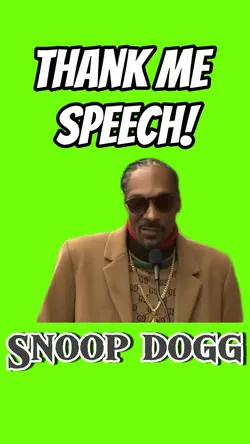 SNOOP DOGG SPEECH 