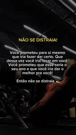 Não se distraia 